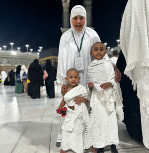 Sana Instagram - ✨ **A Blessed Moment in Mecca** ✨

I can’t put into words how grateful and blessed I feel to have visited the holy city of Mecca for Umrah with my two precious grandsons. This moment captured at the Kaaba is something I will cherish forever. 🤲🙏

To walk in this sacred place and experience the beauty, spirituality, and history with my loved ones by my side—it’s a feeling like no other. I’m so thankful to Allah for inviting us to His house and allowing us to share in this journey together. It felt like a royal welcome, surrounded by love and faith.

May this visit bring peace, joy, and strength to our hearts. 💖 May Allah bless everyone with the chance to experience this incredible city, just as we have. 

#Umrah #Kaaba #Mecca #Blessed #Family #Thankful #Faith