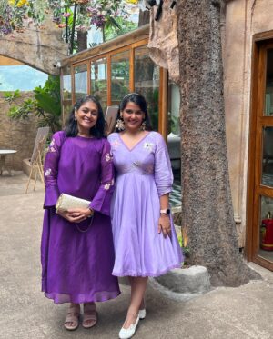 Sanah Kapur Instagram - If clothes are the art the body speaks with, then you are an artist…
Thank you @simranbij (you even got mom into a dress she could love 😉) @loi.india for designing each of these beautiful outfits for me ♥️♥️♥️

#weddingoutfits #indianwear #ootd #celebration #indiandesignerwear #designerwear #colours #fashion #style #nofilter