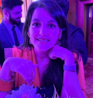 Sanah Kapur Instagram - A night full of Celebration🎉, Fun 🥳 and a whole like a whole lot of Dancing💃🏽….congratulations to the beautiful couple @gaganbahl and @mitalisharma7 🩷