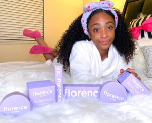 Sanai Victoria Instagram - Thank you so much @florencebymills I’m loving my skincare products! 💗💜💕
.
.
#florencebymills #unboxing #milliebobbybrown #cleanskincare #selfcare #love #glowup #explore #explorepage #grateful #blessed #sendingloveandlight #instadaily #pictureoftheday #sanaivictoria 
💗💜💗💜💗💜💗💜💗💜💗 💜💗💜💗💜💗💜Swipe👈🏽