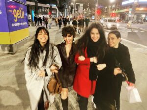 Sandra Cervera Instagram - Nuestro SEX and THE CITY! 💥🫶
En lo bueno, en lo “no tan Bueno” y en lo MEJOR @chanelterrero 💜🔥
Estamos allí contigo titi! 🚀🎤🩰

@alexandramasangkay 
@cecilialopezactriz 
@eurovisiontve @eurovision 💥💥💥