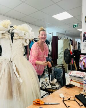 Sandra Lee Instagram - Versailles Versailles Versailles what can I say, I get to go to the most extravagant Ball at Versailles you have ever seen. As promised here are new pictures from Paris - yesterday I spent hours on my knees sewing, tacking, hot glueing, and quick stitching my vintage cream ball gown (an old 1950s wedding dress) into a masterpiece fit for Monday nights famed Versailles Ball. The Fete is an annual event that takes place throughout Versailles rooms, but mainly in the Grand Hall of Mirrors and Majestic Gardens. The procession begins at 6 PM with the last evenings spectacular taking place at midnight. The fairytale night beginning with the Grand Versailles courtyard cocktail reception, followed by a most enchanting seated dinner, then it’s ballroom dancing in the hall of mirrors (which I like to call the hall of chandeliers), and concludes with a champagne toast and fireworks display in Versailles incredibly gorgeous gardens overlooking the lake. I’ve been captivated by Versailles ever since I saw Kate Winslet’s amazing performance in the story that followed the woman who created the Marie Antoinette Waterfall Gardens. My Ever Sweet friend Maxine runs events at Versailles and was kind enough to include me. It’s sure to be an unforgettable night and the gown must be Perfection, so I’m creating it myself. I wish you could all come and I’ll be sure to send pictures so you will be included from wherever you are. Please do let me know which ones are your favorite. Happy happy weekend. Love Always Sandra Lee a.k.a. Aunt Sandy-AKA Sanderella for a night. XoSL