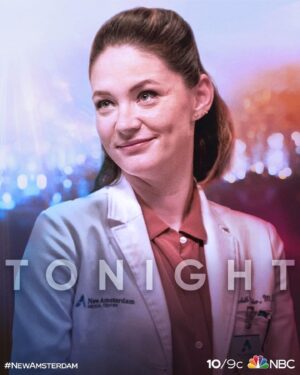 Sandra Mae Frank Instagram - Another episode of #NewAmsterdam tonight! 

On #NBC tonight at 10/9c, next day on #PeacockTV 💙👩🏻‍⚕️

#DrWilder #DamFam 

[image description]
Sandra Mae, as Dr. Wilder, wearing her usual lab coat, hair half pulled back, looks smugly.