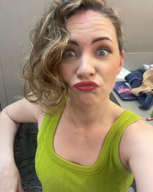 Sandra Mae Frank Instagram - #PostTechLook, we’re heading into the final week of #Cinderella rehearsals before we open this Saturday!

✨Impossible things are happening every day! ✨ 

#ItsPossible #BelieveInYourself

👇🏻👇🏻👇🏻
#Rodgers & #Hammerstein’s Cinderella
🧚🏾‍♀️👸🏻⚔️🐉🤴🏻🧌🐁🪄🎠

Zach Theatre & Deaf Austin Theatre
January 27th - March 5th

Hit the link in my bio for tickets!

My last performance will be on Feb 24th, and the fabulous Emily Catalfamo (@emilysblueyes) will step in for the remaining performances!

#Musical #DeafMusical #ASL #Ella #ASLMusical

[image description]
Sandra Mae with stage make up, hair in messy curls in updo hair. She’s wearing a lime green top.