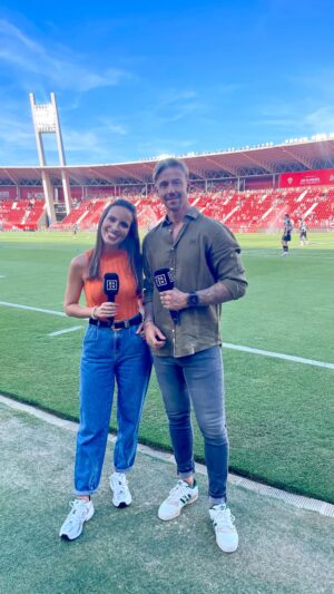 Sandra Díaz Arcas Instagram - La jornada 2 la hemos pasado en Almería 🤍❤️
@dazn_es