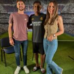 Sandra Díaz Arcas Instagram - Dice que es un tipo tímido, aunque lo que me ha dejado claro es que es un crack, fuera y dentro del campo. Nuestra charla con @rodrygogoes, pronto en @dazn_es 😉