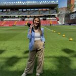 Sandra Díaz Arcas Instagram - Sábado en Vallecas 🫶🏽 @dazn_es ⚽️