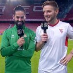Sandra Díaz Arcas Instagram – “Nos ha metido un buen gol el mamón” 😂😂😂 

El momentazo en DAZN con @iscoalarcon e @ivanrakitic tras jugar #ElGranDerbi 

#LaLigaEnDAZN ⚽
