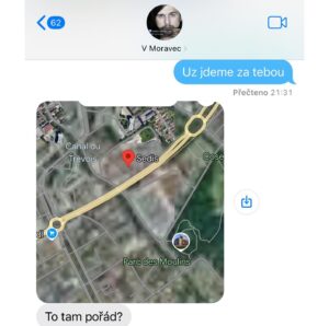 Sandra Nováková Instagram - Když mi píše můj muž😂🙈❤️ @vojta7m