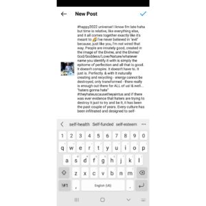 Sandra Rosko Instagram - Luckily I screenshotted the first part of my post because Instagram just tried to delete it all. "Self-destruct" is the last word.  #happy2022 ❤