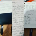 Sandra Rosko Instagram – This was a gem (diamond in the rough) that I brought back with me from my dad’s – why I went back to Detroit last month (to get my childhood things from his place, since he’s moving) – an old diary (don’t read! 🤨) that included illustrations of that time that a pedophile followed me and my BFF in to “Jungle to Jungle” in 1997…!?!?! I couldn’t stop laughing at the time and, as fucked up as it was, it’s comedy material in #mylifeasadarkcomedy … & apparently I was already casually saying “fuck” haha… So what happened was, this whack motherfucker sat near us and started throwing Skittles at us just to get us to watch him jerk off. True story. Fucking Skeetles yo haha (this is way before the song came out) *sings* from the window (there were no windows) to the walls haha Oh-we-oh-we-oh (this song was already out, obviously)… Didn’t even realize that it happened on 4/20; nothing against bud or anyone who fucks with it! This guy should have been off smoking a joint rather than jerking off in front of ten year olds… #moralofthestory Don’t let your ten year old go to the movies alone, even if they say “fuck” already and are highly independent. They may never see Skittles in the same way again. & worse yet, they may become a comedian. #justsaying #Godblesscomedy #onelove #raisethevibration #protectthechildren #fuckdragqueenstorytime