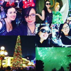 Sandra Rosko Instagram - Spent #newyearseve at #thehappiestplaceonearth: @disneyland! Nine rides and 15 miles later, I'm officially ready for 2018! Here's to the best year yet, y'all! #onelove ❤🌈🌠