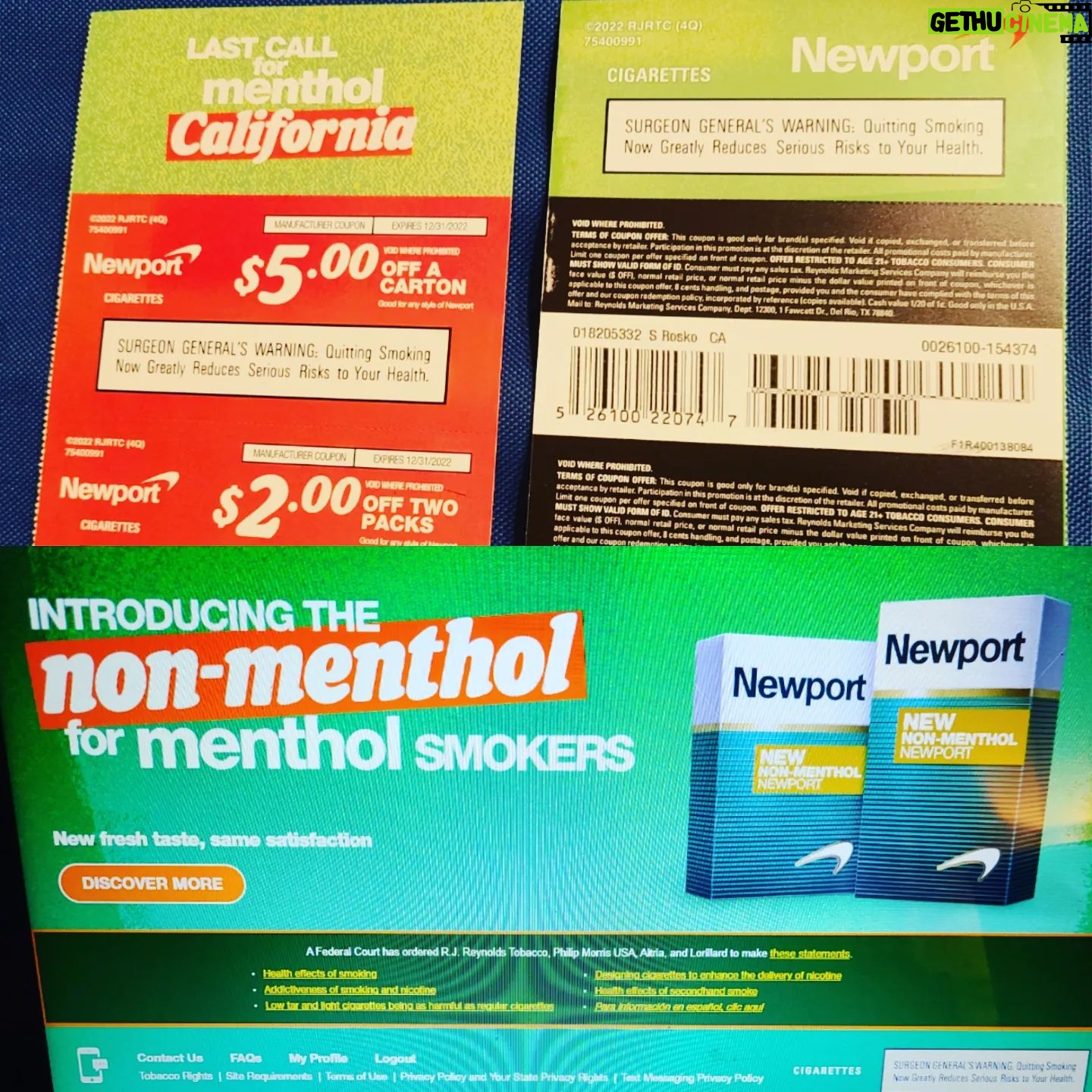 Sandra Rosko - 1.1K Likes - CAbanned menthol cigarettes recently...
Because California really cares about the children and minorities - #proof https://theinfowar.tv/watch?id=63a4b0059d512a03f05d86f4 (short) and https://theinfowar.tv/watch?id=63a373a93120b402ae237a53 (long)...
I should have known when I got these coupons from #newportcigarettes but I haven't smoked them in like a decade; but word of mouth has reached me and #canijustsay ...
Hey, California! Instead of prosecuting menthol cigarettes, WHY DON'T YOU GO PROSECUTE SOME FENTANYL? #lookitup Or secure the border? Or stop #worldwarthree ? I mean really...
Was Alex Jones right?
& David Icke.
#onelove #fuckauthority #merrychristmas