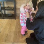 Sanela Diana Jenkins Instagram - How many people does it take to dress 3 year old for skiing lol