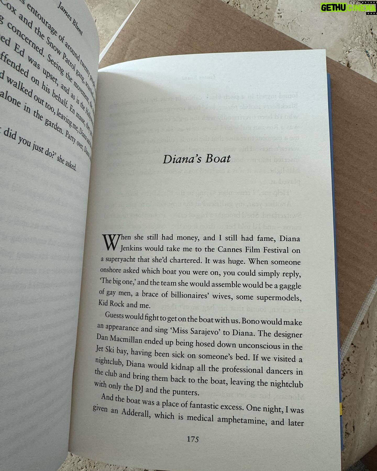 Sanela Diana Jenkins Instagram - @jamesblunt ππππ I am so glad itβs loosely based on a made up story To scared to read it lol but we did party like Rock stars πππ Congratulationson on your book to one of my best friends in this world Love you James πππ