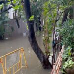 Sangeeta Krishnasamy Instagram – Chennai right now from where I am 😢, hope people are ok in the low areas. #cyclonemichaung