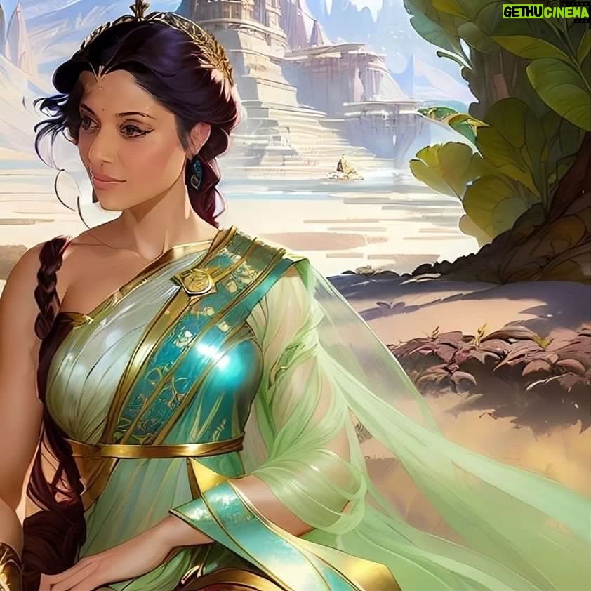 Sangeeta Krishnasamy Instagram - Thank you @aiavatarcreator2023 💚