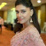 Sangeeta Krishnasamy Instagram - #ffm32 #presscon Make up, Hair & 📸 by @brriyanjohn.official Outfit @leos.kl #shararasuit #pastelpink 💕