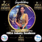 Sangeeta Krishnasamy Instagram – Congratulations 
Sangeeta Krishnasamy 
Industry Excellence Award 
@sangeeta_krishnasamy

Malaysian Indian Creative Awards – MICA Awards 3rd Edition
01st February 2024
HGH Convention Center

MICA Awards 3rd Edition
Organised By RG Creations
Presented By Thamarai Jewels
Co-Presented By Indya & 9Skin
Gold Partner Saptapadi Scripts

MICA Awards 
RG Creations 
Thamarai Jewels 
Saptapadi Scripts Wedding Cards 
Indya 
9Skin Malaysia 
FINAS Malaysia 

#SangeetaKrishnasamy 
#IndustryExcellenceAward 
#MICAAwards 
#MICAAwards2024 
#RGCreations 
#ThamaraiJewellers 
#Entamizh
#EntamizhVannangal 
#MalaysiaIndianTalents