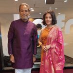 Sangeeta Krishnasamy Instagram – Thought he was already cool enough, then he quoted lines from Sivaji The Boss 😎 @khairykj #hotfm #thalaivarswag