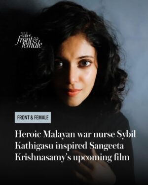 Sangeeta Krishnasamy Instagram - Actor and producer Sangeeta Krishnasamy hopes the upcoming biopic about war heroine Sybil Kathigasu’s bravery during the Japanese occupation of Malaya will inspire international audiences and garner an Oscar win. 

Link in bio for the full read. 

#FrontAndFemale #TatlerMalaysia