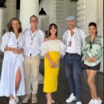 Sangeeta Krishnasamy Instagram - #team #aiffa2023 #filmakers #europeasia #cambodia #prague #italy @annie.voyage @addison.tim @saritareth