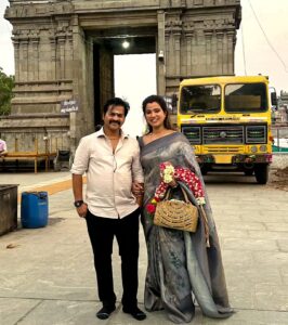 Sangeetha V Instagram - அனைவருக்கும் எங்களின் இனிய தமிழ் புத்தாண்டு நல்வாழ்த்துக்கள் 😍😍 என்றும் புன்னகையுடனும் புத்துணர்ச்சியுடனும் வாழ வாழ்த்துகிறோம் ❤️❤️