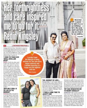 Sangeetha V Instagram - Our first exclusive interview with @timesofindia 💕💕💕Greeted with wonderful story to have a nice year ahead😍😍

Being a powerful supporter- My family,friends and fans makes best year in 2023 and blessed to step in 2024

Finally we wishing you all a happy new year 🥳@redinkinsely