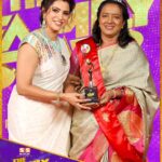 Sangeetha V Instagram - Honoring Mom with the Family Star Award: Our constant source of love, light, and wisdom. ✨ ❤️ . The full video will soon be out exclusively on SS Music YouTube Channel . @sangeetha.v.official #SangeethaV #TheFamilyStar #TheFamilyStarShow #TheFamilyStarAwards #HappyMothersDay #HappyMothersDay2024 #MothersDay2024 #MothersDaySpecial #SSMusic