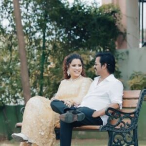Sangeetha V Instagram - Special moments of our precious day ❤️❤️❤️, Marking a stepping stones for our incredible journey. #marriageregistration 

Captured by @magicmomentsphotography.in 
Designed by @designed_by_sindhu_rentals 
Jewellery: @fineshinejewels 
Hairdo: @muthulakshmi4735 

#redinkingsleymarriage #sangeetharedinkingsley #marriage #happylife