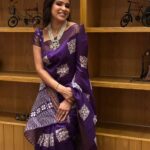 Sangeetha V Instagram - Chill and pose for a picture ✨✨✨ Thank you @classicthreads2023 and @mdilipachar for the wonderful sarees ❤️❤️. Guys check out @classicthreads2023 page for various collections of sarees for your wonderful occasions❤️❤️