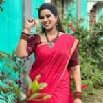 Sangeetha V Instagram - A red dress with beautiful jewelry can make even a shy demure girl feel like a powerful feminine ❤️❤️❤️❤️❤️❤️ . . Jewelry by @kabijewellery