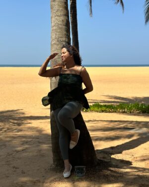 Sangeetha V Instagram - Sunshine 💚💚💚💚💚