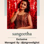Sangeetha sai Instagram - @sangeethasai_offl Exclusive Managed By : @jstgrowitdigital