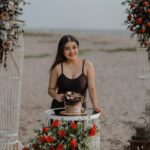 Saniya Babu Instagram - I may be short, but I'm still your big cutie. Happy 19th to me!🤭🤭❤️ Beautiful dress from : @luster_style_fashion_store ❤️‍🩹
