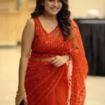 Saniya Babu Instagram - 🎥: @jibinphotography_ /@pupilpel Saree: @luster_style_fashion_store Blouse:@_cameo_designs_