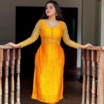 Saniya Babu Instagram - Costume : @ley_boutique_ 🧡 HOW LOVELY YELLOW IS.🧡
