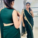 Saniya Babu Instagram - Face to face ❤️‍🔥 Photo : @nandu______rajeev Saree drapping : @sudhy994 Saree:@kukunthadesignerboutique