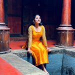 Saniya Babu Instagram - Costume : @ley_boutique_ 🧡 JUST WAIT FOR YOUR GOOD TIME😇