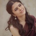 Sanjana Krishnamoorthy Instagram - 🏹 @swarnasaris @thatmadraskaran @noormakeup_mehndi