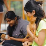 Sanjana Krishnamoorthy Instagram - @pawga_ spreading smiles and pawsitivity 🐾🤍 📷 @thatmadraskaran
