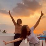 Sanjana Krishnamoorthy Instagram - Monica to my Rachel 🫶🏻 I’ve had your back since I met you & it will always stay that way :) Today and everyday, wishing only the best for you! Happiest birthday to my biggest blessing 🤍🧿 @hazelshiny