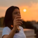 Sanjana Krishnamoorthy Instagram - the magic of sunsets 🪄