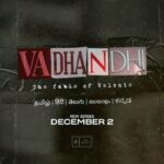 Sanjana Krishnamoorthy Instagram - Prepare to watch a story laced with countless mysteries. #vadhandhionprime , Dec 2 on @primevideoin . #sjsuryah @andrewxvasanth @pushkar.gayatri @wallwatcherfilms @laila_laughs @saravanandp @simonkking @editorrichardkevin.a @gowthamselvarajoffl @arunvenjaramoodu00 @smruthivenkatofficial @guha812 @subhaskaar @actor_vivekprasanna @kumaran_thangarajan @dhilipsubbarayan @dineshsubbarayan @okvijay @sync.cinema @gopiprasannaa