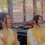 Sanjana Krishnamoorthy Instagram - From the archives 😂 being annoying together is our thing @hazelshiny 🤝🏻