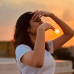 Sanjana Krishnamoorthy Instagram - the magic of sunsets 🪄