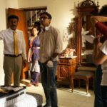 Santhy Balachandran Instagram - My Gulmohar journey began with a set of auditions filmed in my bedroom in the thick of the pandemic. I am forever thankful to @eeshitnarain for remembering me from a blink and miss role I did in a music video he shot in 2017, and putting me on the radar of @dilipkhussro and team who were then casting for the film. The universe does work in mysterious ways! I remember reading the pitch deck the team shared and not just being impressed with the sensitivity with which Reshma’s character and background had been described by @rahulchittella and @pita625 ,but also being excited about the prospect of setting foot in a new industry in the company of veteran actors such as Sharmila Tagore, Manoj Bajpayee, Simran and Amol Palekar — names that carry an aura all their own; names that ceased to just be names over the course of a month long shoot. Almost exactly a year later, with some of the best memories and friends I have made in my fledgeling career, I am so grateful for the sense of community Rahul created on set. This one’s for my warm, talented, generous co-actors — the legends and the legends-in-waiting — who made being Reshma Saeed so easy. I am so grateful our paths crossed on the sets of this special film 🌺 And here’s to the journey ahead! ✨ 📷: @routes_and_shoots #gulmoharonhotstar