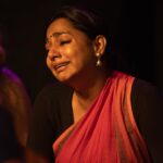 Santhy Balachandran Instagram - Roudram (Anger| Images 1,2,3) and Karunam (Pathos| Images 4,5,6). Two emotions that are often disguised as each other… Unexpressed grief often manifests as rage while unexpressed anger transmutes itself into sorrow. Both have their source in pain. But your default depends on what you have been permitted to show. For a fortnight, sheltered from a world where the expression of these emotions is policed by gender, we learned to give voice to our anger and lend tears to our grief. Thank you, Guruji. @natanakairali ☀️ 📷: @manojparameswaran #natanakairali #navarasasadhana