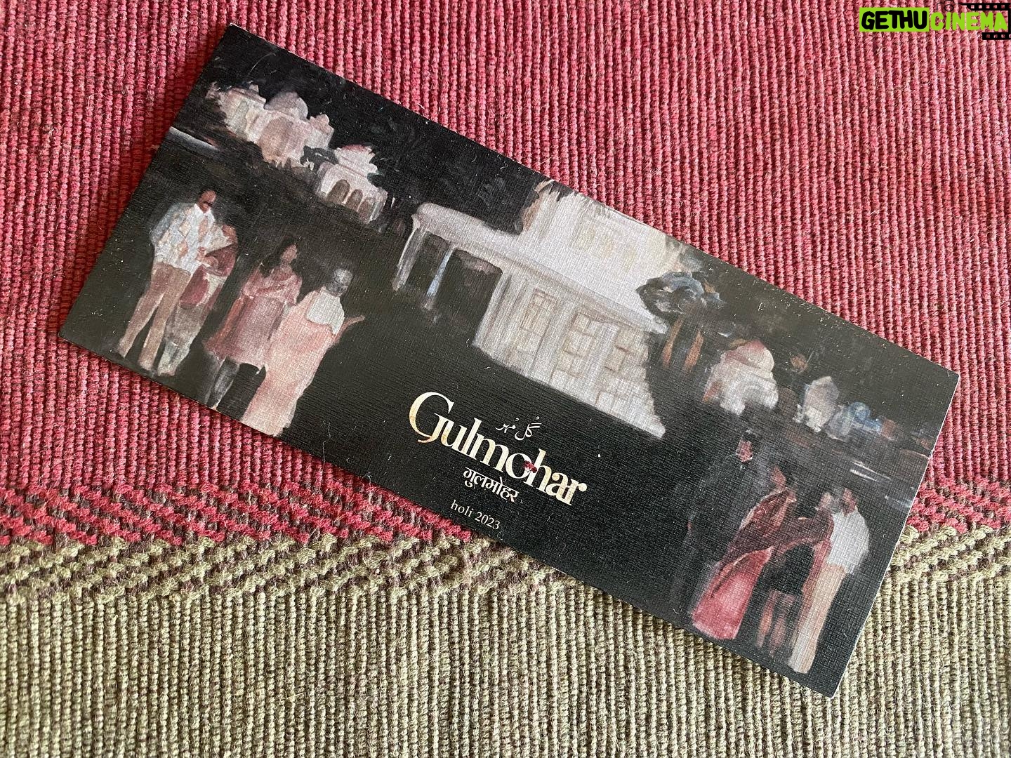 Santhy Balachandran Instagram - Thank you for the warmth and love you have been showering on Team Gulmohar. I couldn’t be more grateful. Like @rahulchittella is fond of saying, we set out to make a film about family, and became one in the process. Making this film with this talented bunch of collaborators has been nothing short of wonderful. I’ve always believed that magical things can happen when good people come together with good intentions, and Gulmohar stands testament to my faith. Nothing but gratitude to everyone who joined hands to create a film we can be proud of — a film to watch when the heart needs a hug ❤️ #gulmoharonhotstar Original Artwork by @rajovilla 🌺