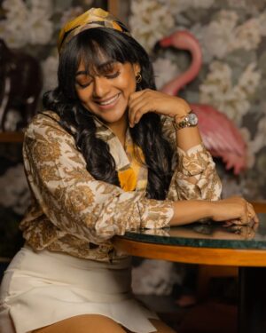 Santhy Balachandran Instagram - 🌼

Photography: @iyer_rover
Make up & Hair: @makeupartist_jyotibutola 
Location: @hortus_malabar